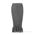 Women Loose Casual Skirt Fishtail Half-length Skirt